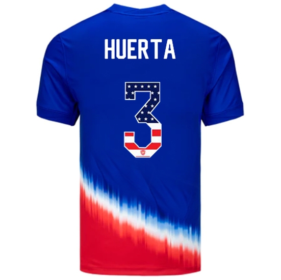 Sofia Huerta 2024 USA Blue/Red Men's Jersey Independence Day