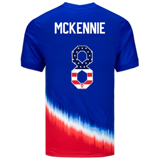 Weston McKennie 2024 USA Blue/Red Men's Jersey Independence Day