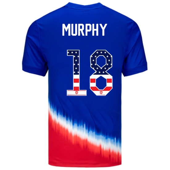 Casey Murphy 2024 USA Blue/Red Men's Jersey Independence Day