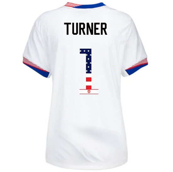 Matt Turner 2024 USA White Women's Independence Day Jersey