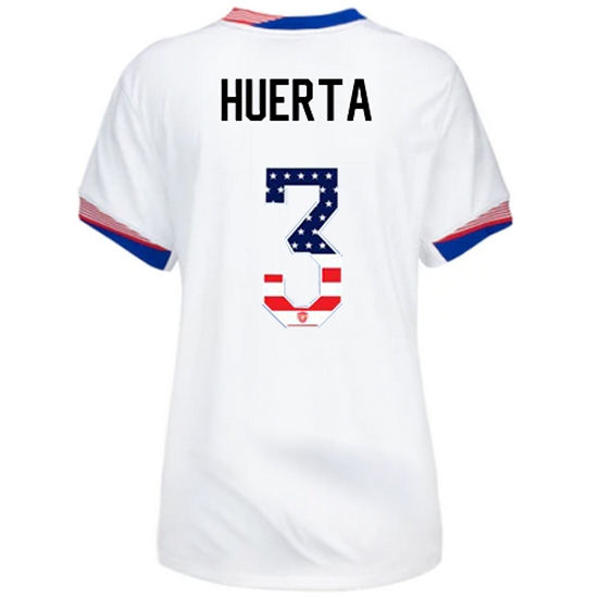 Sofia Huerta 2024 USA White Women's Independence Day Jersey