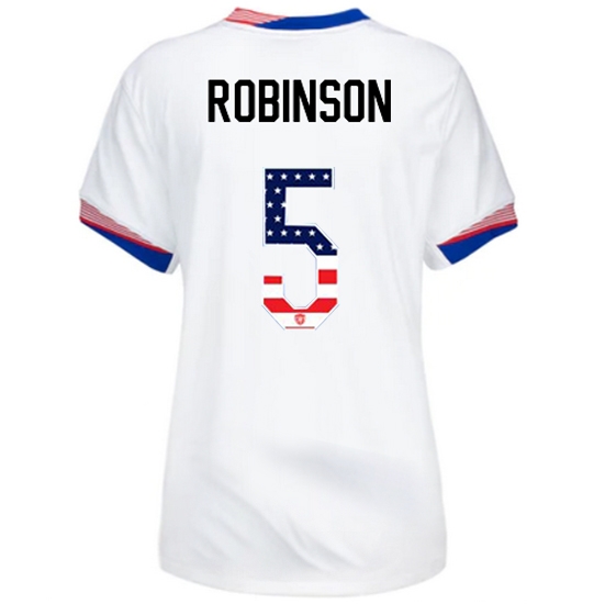 Antonee Robinson 2024 USA White Women's Independence Day Jersey