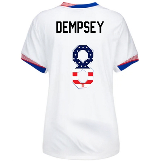 Clint Dempsey 2024 USA White Women's Independence Day Jersey