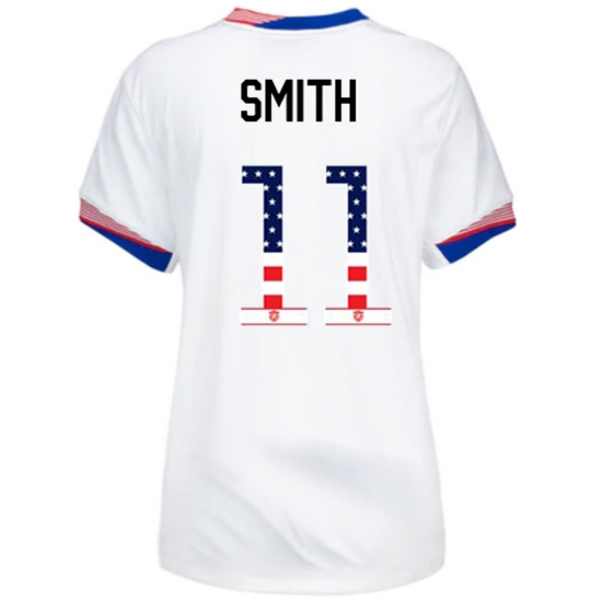 Sophia Smith 2024 USA White Women's Independence Day Jersey