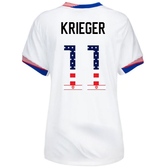 Ali Krieger 2024 USA White Women's Independence Day Jersey