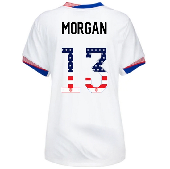 Alex Morgan 2024 USA White Women's Independence Day Jersey