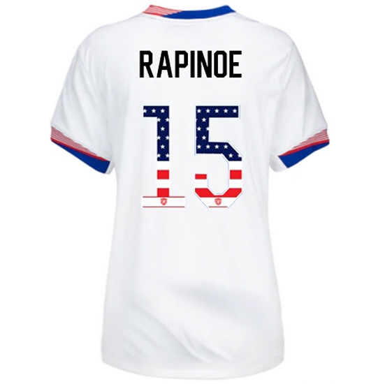 Megan Rapinoe 2024 USA White Women's Independence Day Jersey