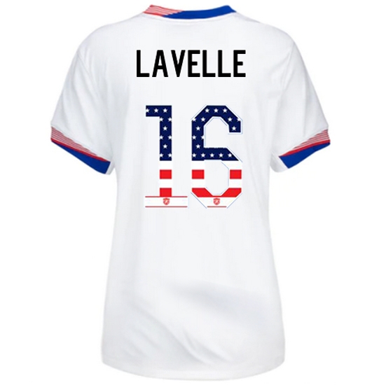 Rose Lavelle 2024 USA White Women's Independence Day Jersey