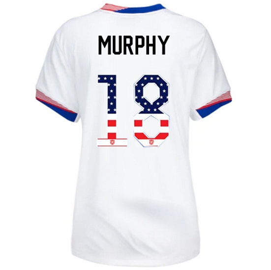 Casey Murphy 2024 USA White Women's Independence Day Jersey