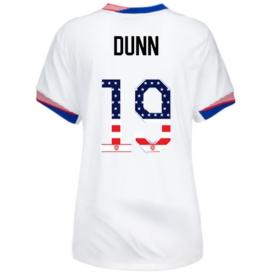 Crystal Dunn 2024 USA White Women's Independence Day Jersey