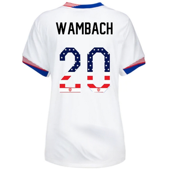 Abby Wambach 2024 USA White Women's Independence Day Jersey