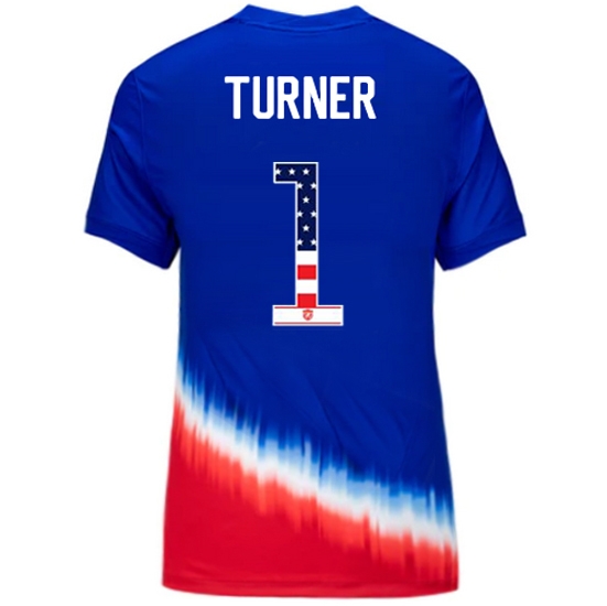 Matt Turner 2024 USA Blue/Red Women's Independence Day Jersey