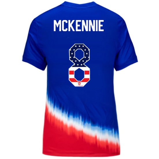 Weston McKennie 2024 USA Blue/Red Women's Independence Day Jersey