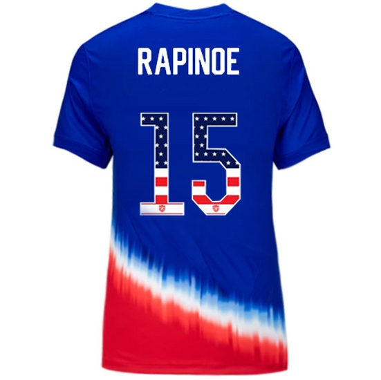 Megan Rapinoe 2024 USA Blue/Red Women's Independence Day Jersey