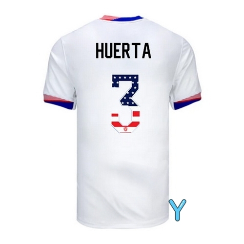 Sofia Huerta 2024 USA White Youth Independence Day Jersey