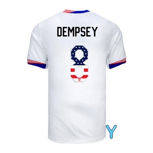 Clint Dempsey 2024 USA White Youth Independence Day Jersey