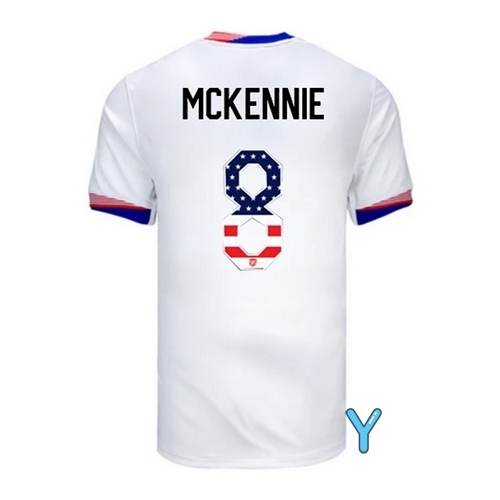 Weston McKennie 2024 USA White Youth Independence Day Jersey