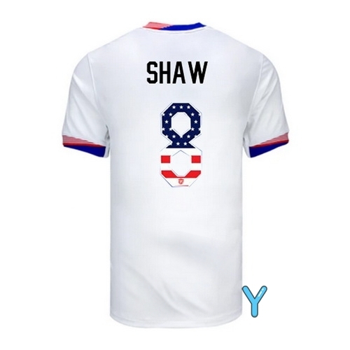 Jaedyn Shaw 2024 USA White Youth Independence Day Jersey