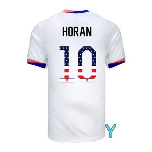 Lindsey Horan 2024 USA White Youth Independence Day Jersey