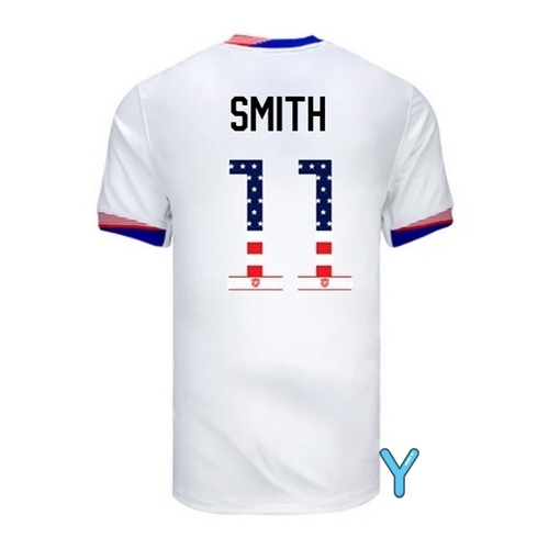 Sophia Smith 2024 USA White Youth Independence Day Jersey