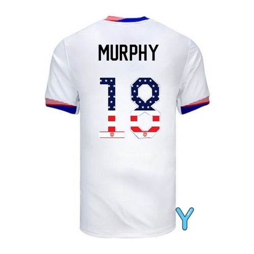 Casey Murphy 2024 USA White Youth Independence Day Jersey