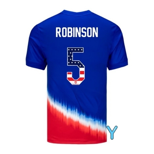 Antonee Robinson 2024 USA Blue/Red Youth Independence Day Jersey