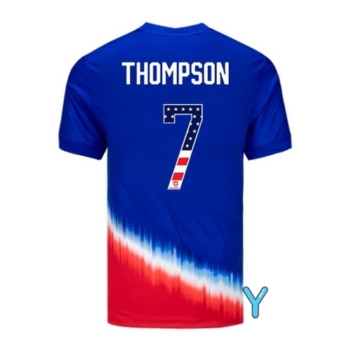 Alyssa Thompson 2024 USA Blue/Red Youth Independence Day Jersey