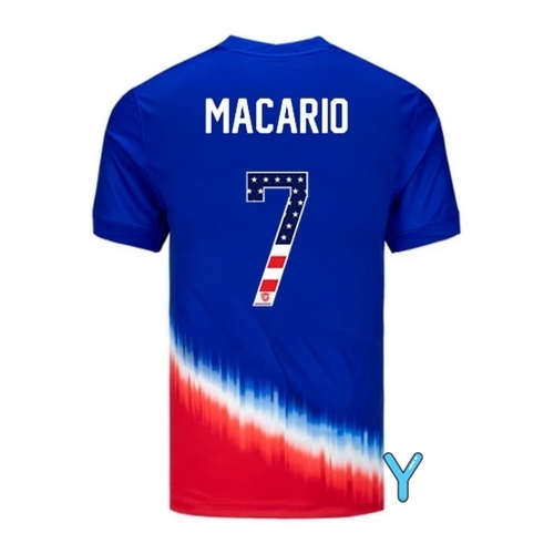 Catarina Macario 2024 USA Blue/Red Youth Independence Day Jersey